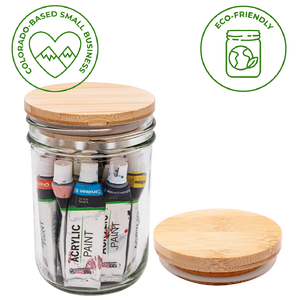 Bamboo Storage Stopper Lid for Mason Jars