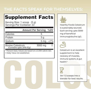 Grass-Fed Colostrum Powder – Unflavored