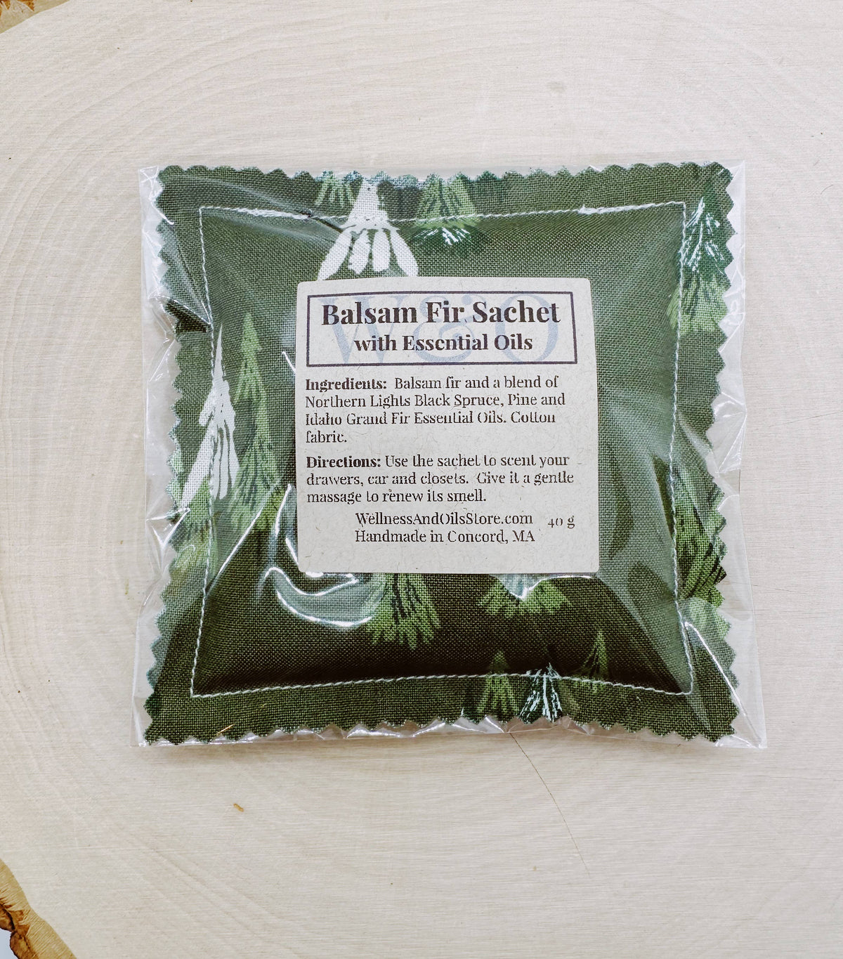 Balsam Fir Aromatherapy Sachet
