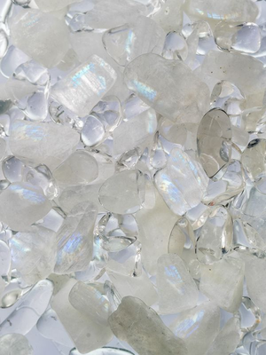 VitaJuwel Gemstone Vial-- Luna (Moonstone & Clear Quartz)