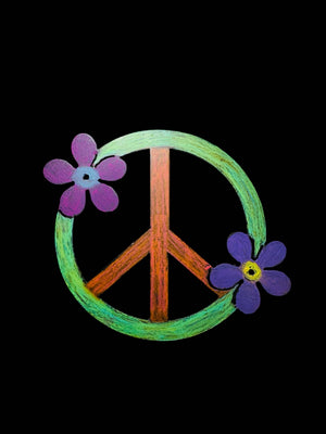 PEACE SIGN MAGNET