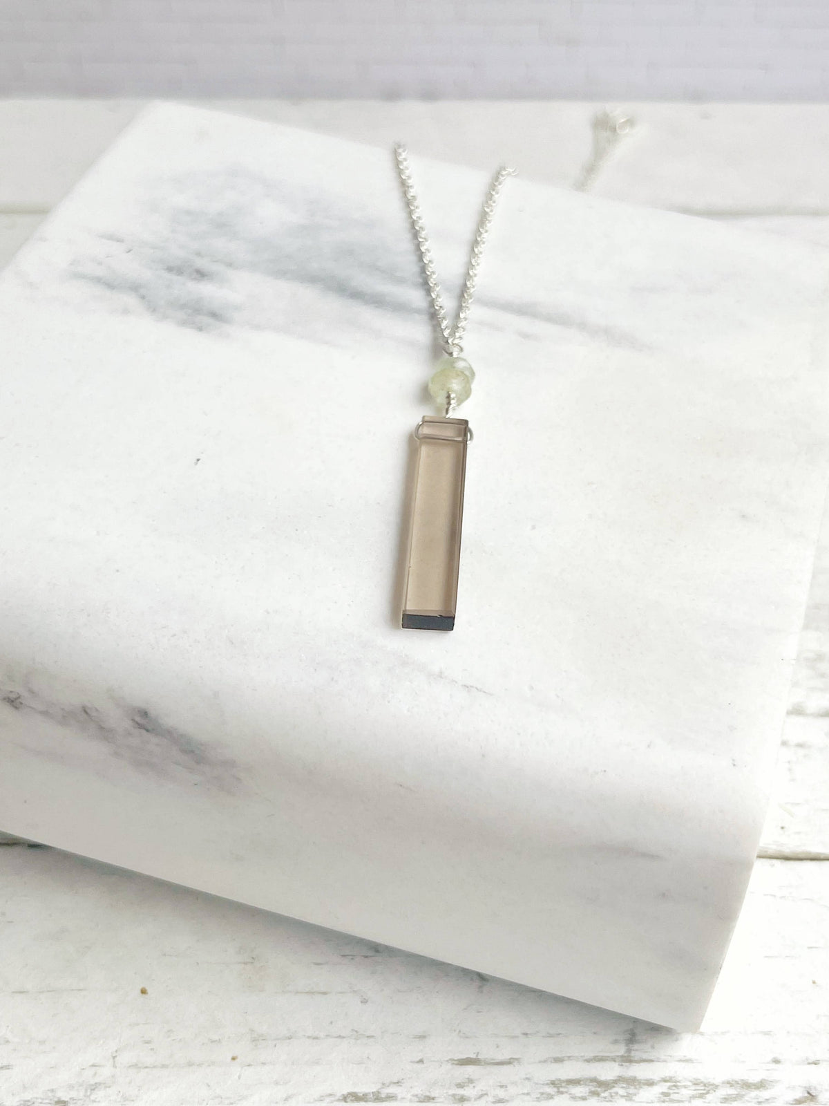 Smoky Quartz Stick Necklace