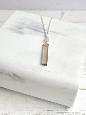 Smoky Quartz Stick Necklace