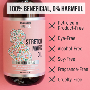 Pregnancy Stretch Mark Oil with Cocoa Butter and Almond Oil
