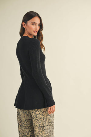 V-Neck Hourglass Sweater Cardigan