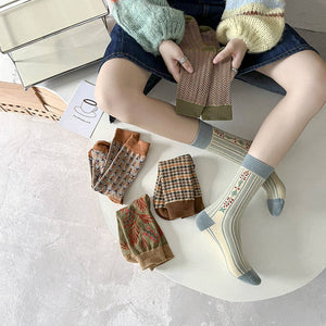 Vintage Pattern Socks