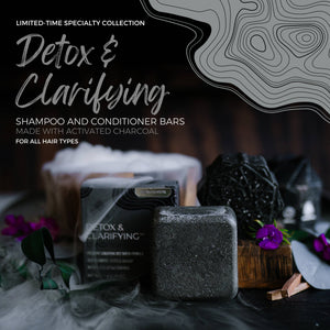 Detox and Clarifying Shampoo Bar, Midnight Musk