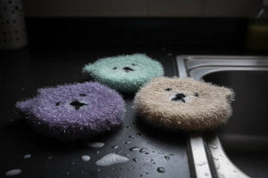 Good New Bears Scrubby Set – Cute Dish Scrubbers (3-Pack)