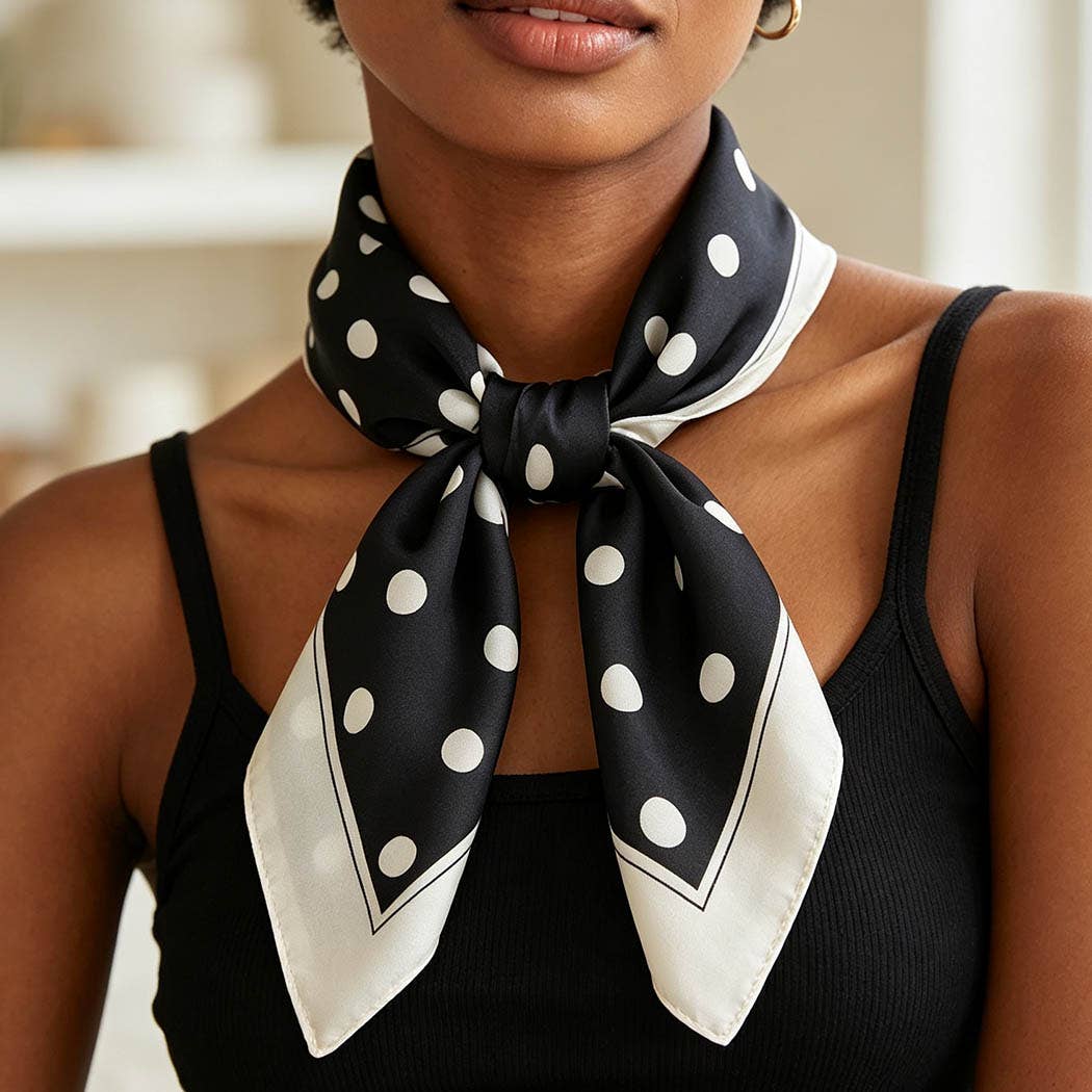 Multi Print Polka Dot Bandana
