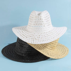 Straw Braid Floppy Sun Hat
