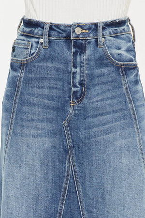 Mid length Denim skirt