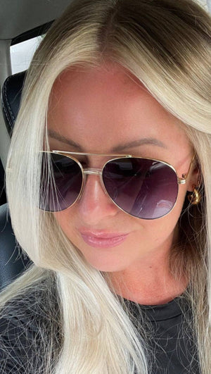 Ace Aviator Sunglasses - Hot Pink