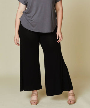 Classic Bamboo Palazzo Pants, Plus Size