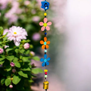 Metal Flower wind chime bell ornament