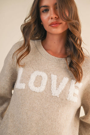 Love Cozy Soft Sweater Top
