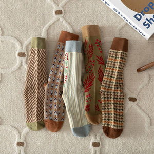 Vintage Pattern Socks