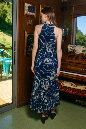 Bold Mesh Print Dress