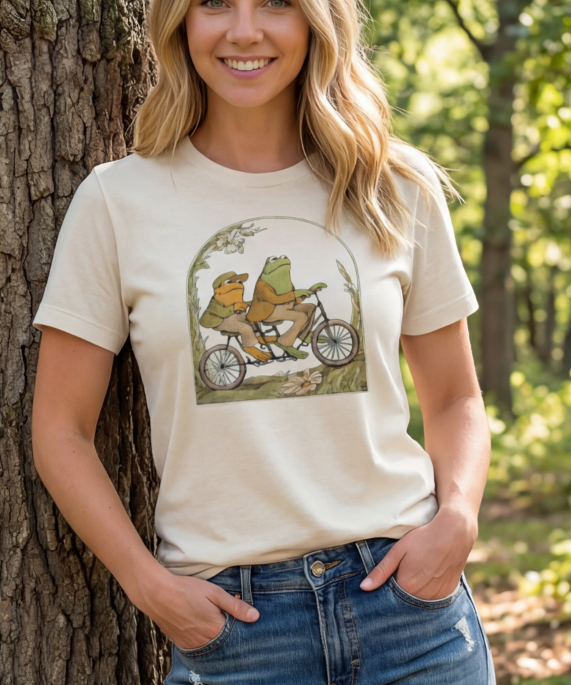 Frog and Toad Bicycle T-Shirt