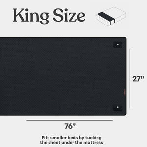 Leather Grounding Mat for Bed – King & Queen