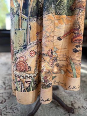 Lovelight Bohéme Slip Dress with Whimsical Woodland Deer