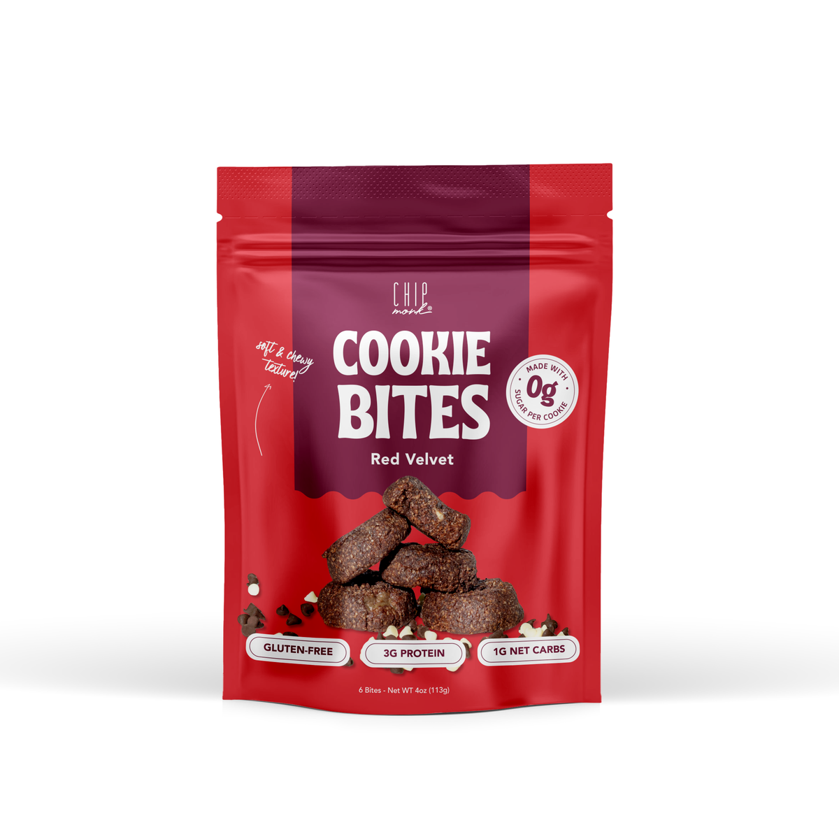 Red Velvet Keto Cookie Bites