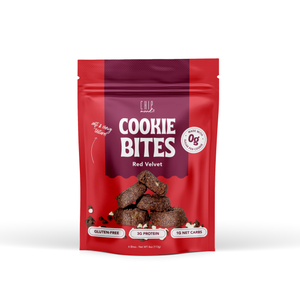 Red Velvet Keto Cookie Bites