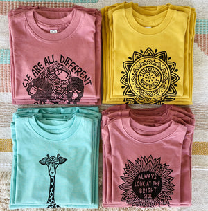 Lotus Giraffe Kids Tee