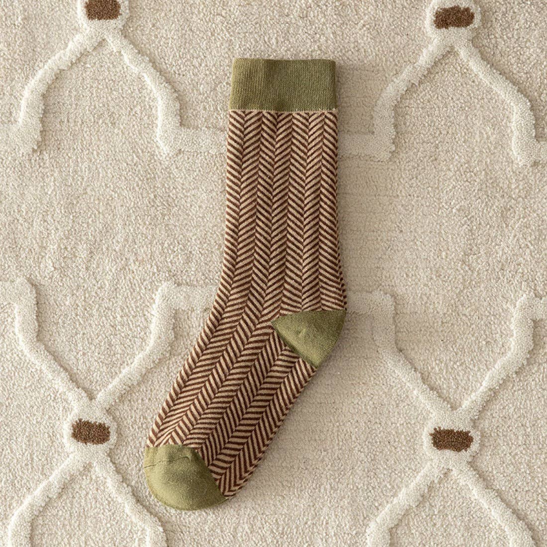 Vintage Pattern Socks