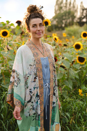 Van Gogh I Paint My Dream Opera Duster Kimono Robe