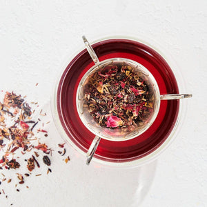 Garnet Violet Wine Gemstone Wellness Tea
