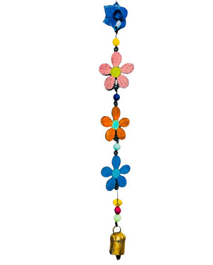 Metal Flower wind chime bell ornament