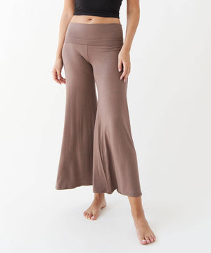 Bamboo Ankle-Length Palazzo Pants