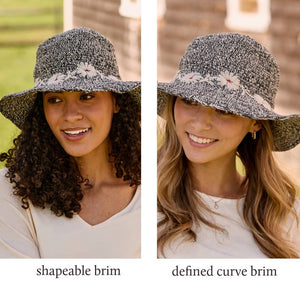 Fleur Salt & Coal Sun Hat UPF 35