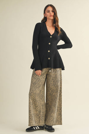 V-Neck Hourglass Sweater Cardigan