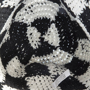 Chunky Crochet Checkered Bucket Hat