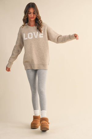 Love Cozy Soft Sweater Top