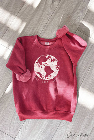 LOVE YOUR MOTHER Youth Unisex Graphic Sweatshirt