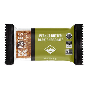 Kate's Real Food Peanut Butter Dark Chocolate Oat Bar 2.2oz