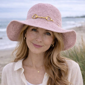 Amélie Equestrian Sun Hat UPF 35 Dusty Rose