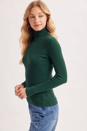 Essential Rib Turtleneck Pullover