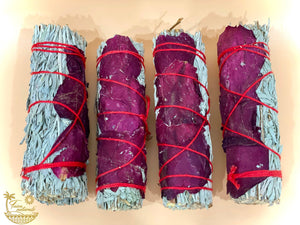 Rose with Blue Sage Smudge Bundle