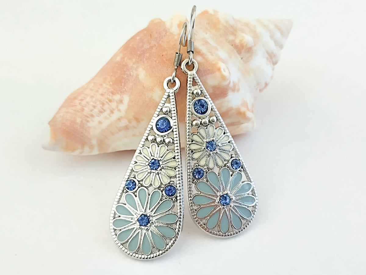 Teardrop Boho Earrings, Dangle Earrings