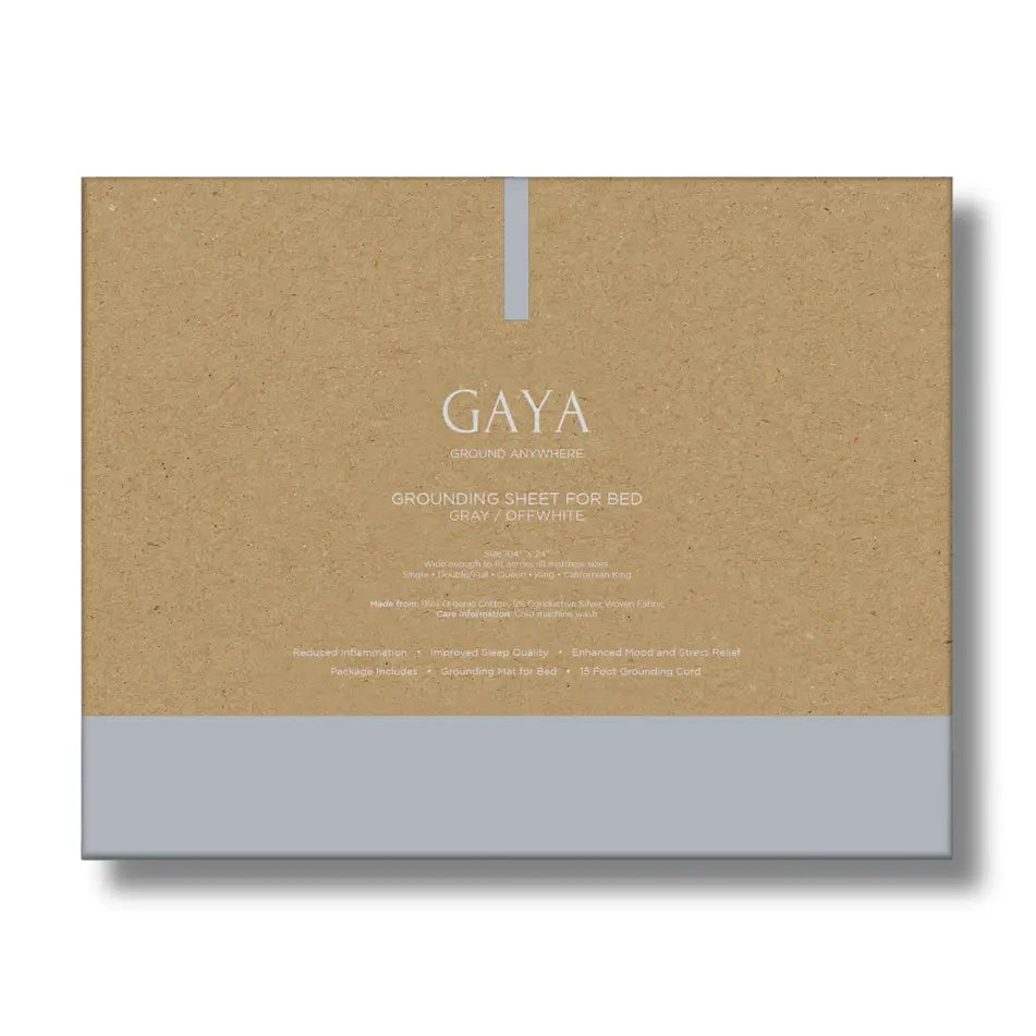 Grounding Fitted Sheet – Queen, Gray