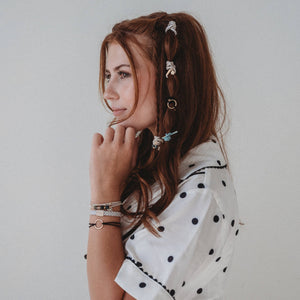 Flirt Polka Dot Hair Tie Bracelet Set
