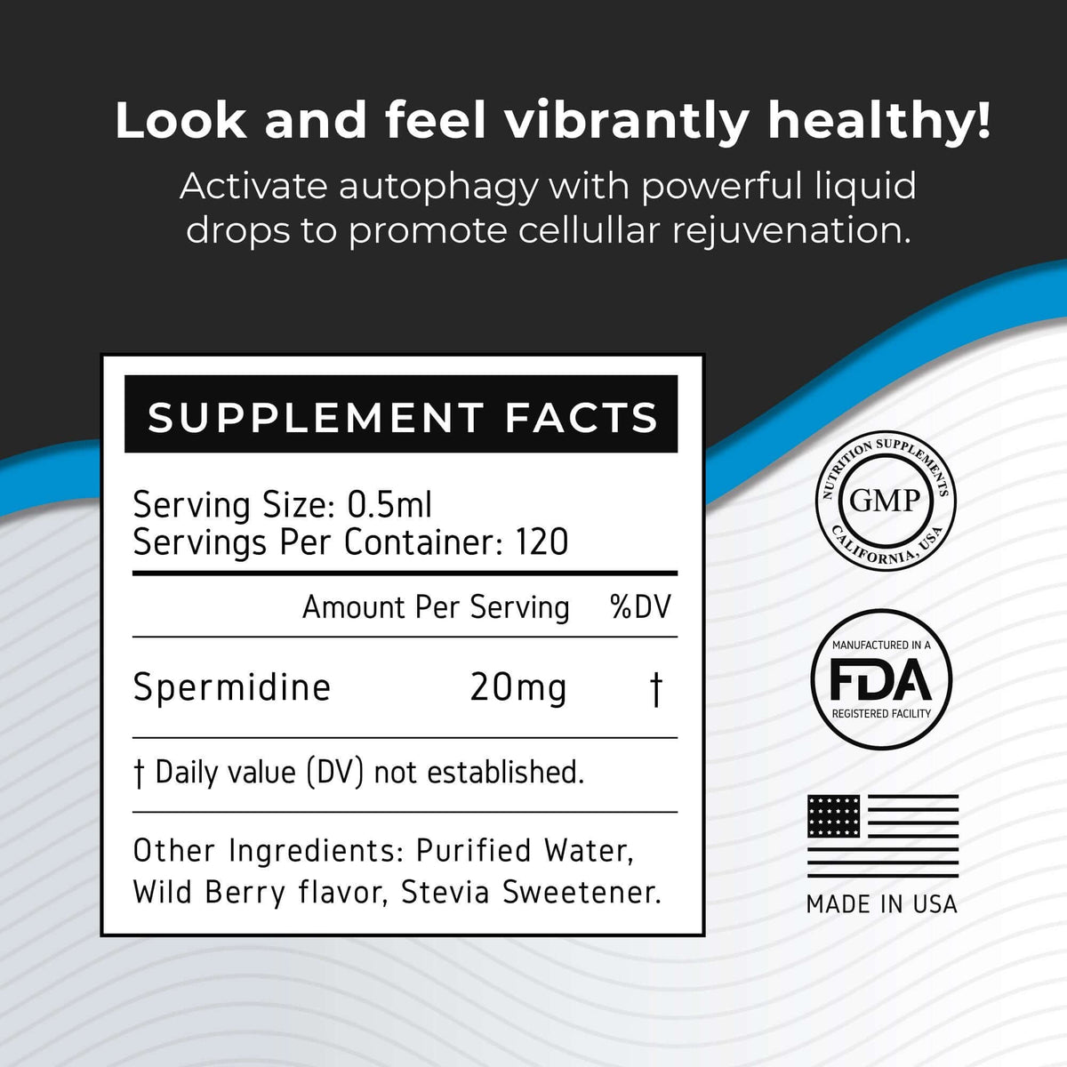 Spermidine Drops 2400mg