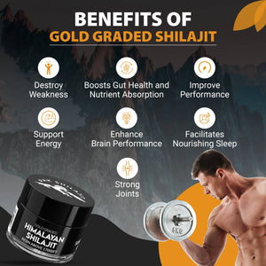 Organic Sundried Himalayan Shilajit Resin - 15 g