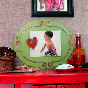 Heart Picture Frame vacation memo board vintage Farmhouse