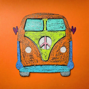 VW Bus magnet