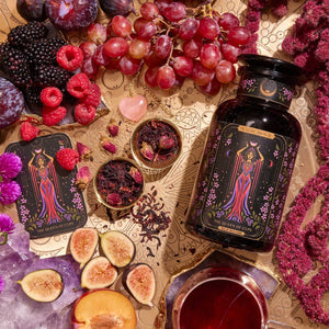 The Queen of Cups: Hibiscus-Vanilla-Berry Tea for Balance & Heart Health