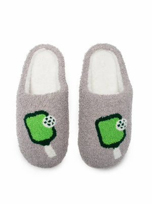 Pickleball Indoor/Outdoor Slippers – Gray